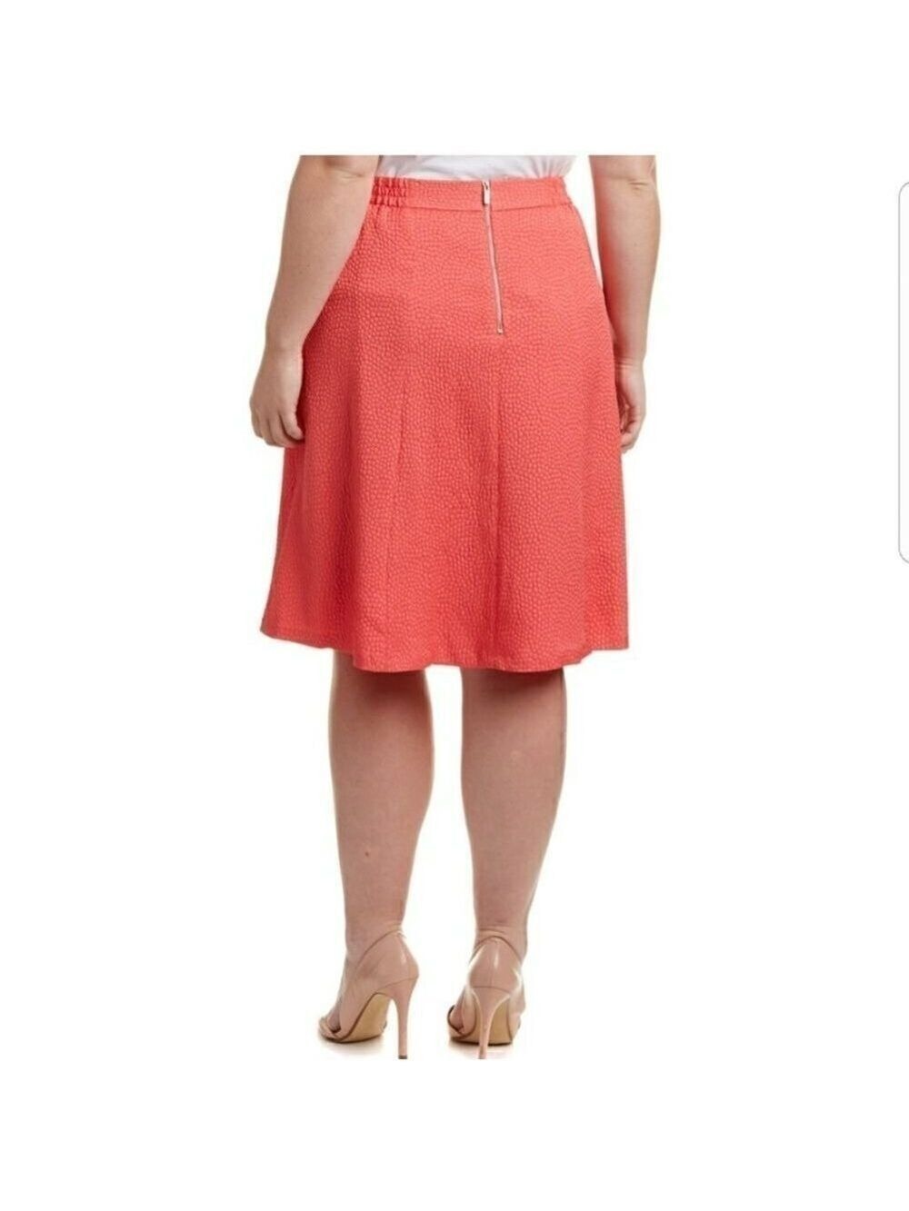 Vince Camuto Plus Size Pleated A Line Skirt New NWT Full Figure 16W - Picture 2 of 8